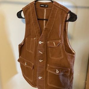 Brown Western Vest